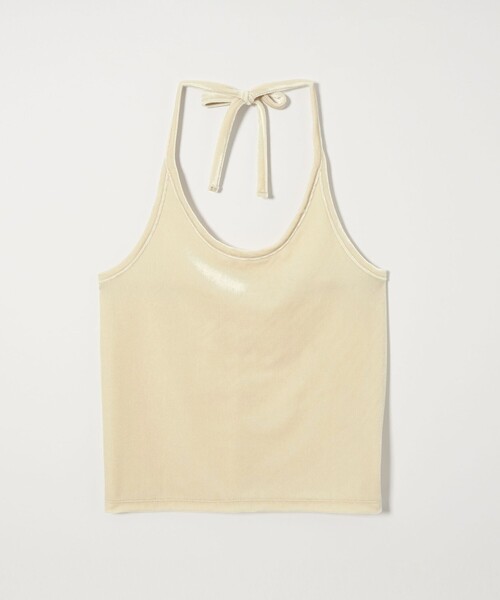 「Steven Alan」ベロア ホルターネック Tシャツ レディース