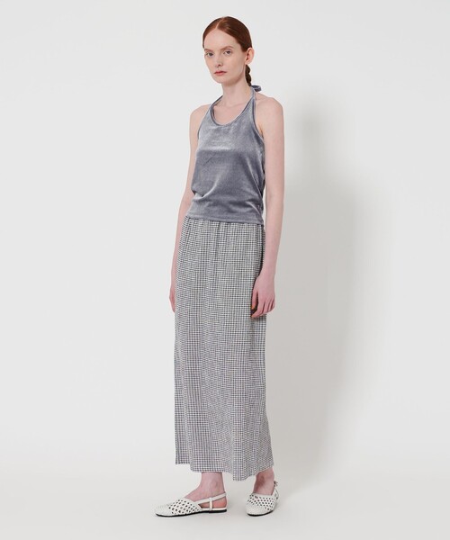 「Steven Alan」ベロア ホルターネック Tシャツ レディース STEVEN ALAN 「Steven Alan」ベロア ホルターネック Tシャツ