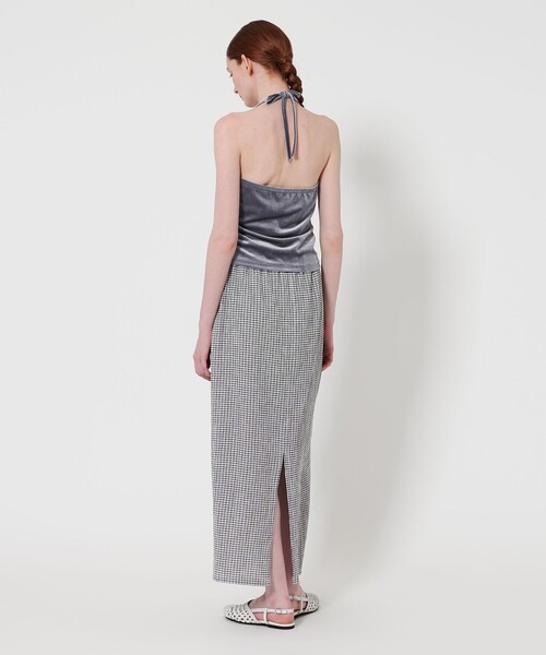 STEVEN ALAN 「Steven Alan」ベロア ホルターネック Tシャツ