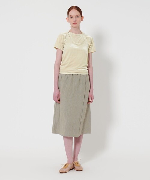「Steven Alan」ベロア ホルターネック Tシャツ レディース STEVEN ALAN 「Steven Alan」ベロア ホルターネック Tシャツ
