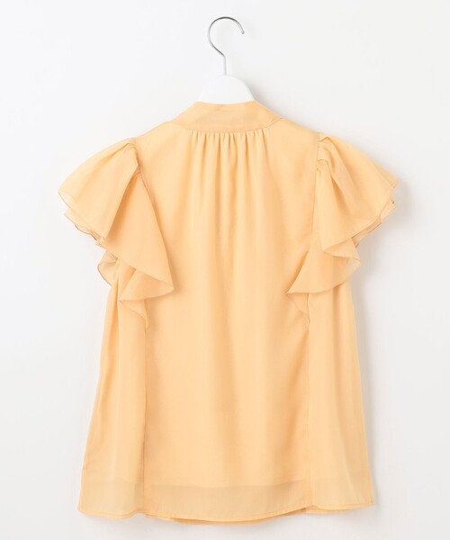 【洗える】リボンタイフリルブラウス Feroux｜【洗える】リボンタイフリルブラウス | Rakuten Fashion