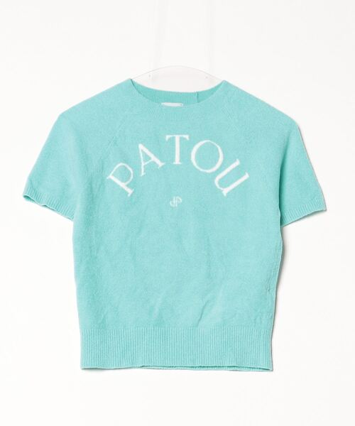 PATOU   半袖ニット PATOU 「Patou」 半袖ニット S グリーン レディース : ZOZOTOWN