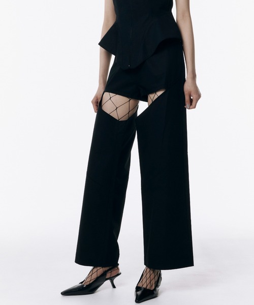 JOSE MOON スラックス パンツ SLIM FRALE PANTS/スリムフレア