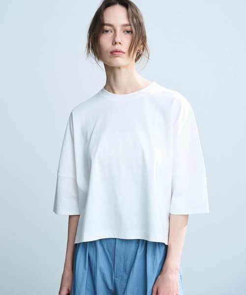N.O.R.C tシャツ 半袖 フォルムトップス「クールスムース」 レディース