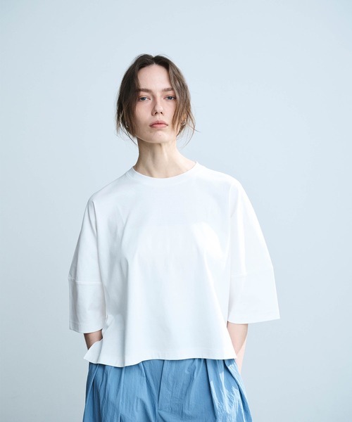 N.O.R.C tシャツ 半袖 フォルムトップス「クールスムース」 レディース