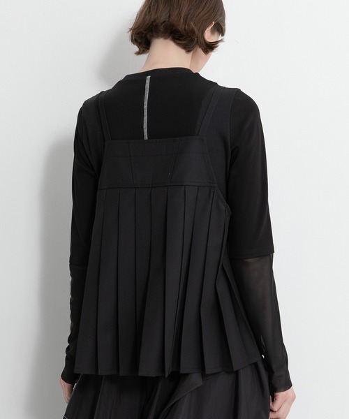 AULA AILA バックプリーツキャミソール BACK PLEATS CAMISOLE TOPS — aulaaila