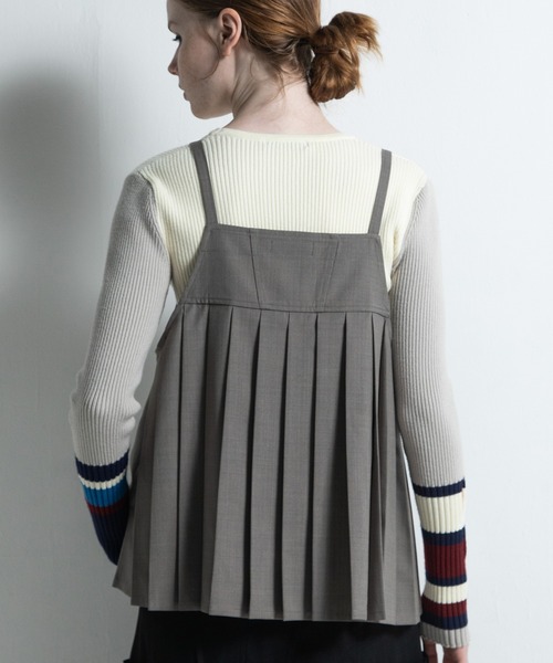 AULA AILA バックプリーツキャミソール BACK PLEATS CAMISOLE TOPS — aulaaila