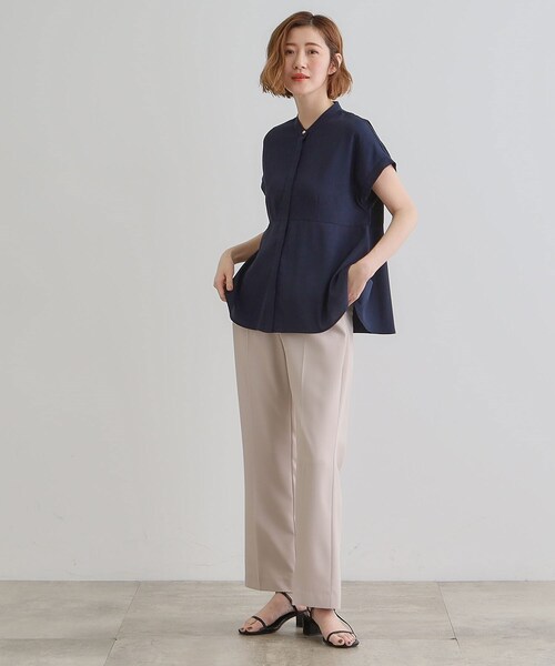 ku-um ペプラムシャツ 36 grove｜きちんと感もこなれ感も1枚で叶う 優秀ペプラムシャツブラウス