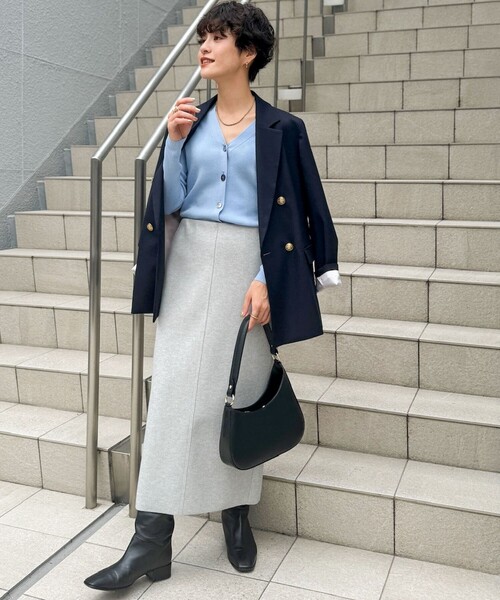 [NOLLEY'S] tailored jacket 36 серый серия прочее женский 