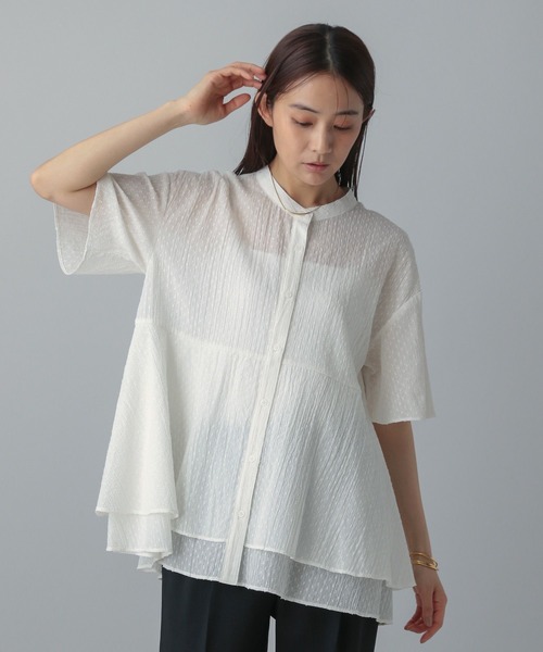 ブラウス シャツ MATINEE LINE/ドットティアードシャツ/495656 レディース | GLOBAL WORK | 08