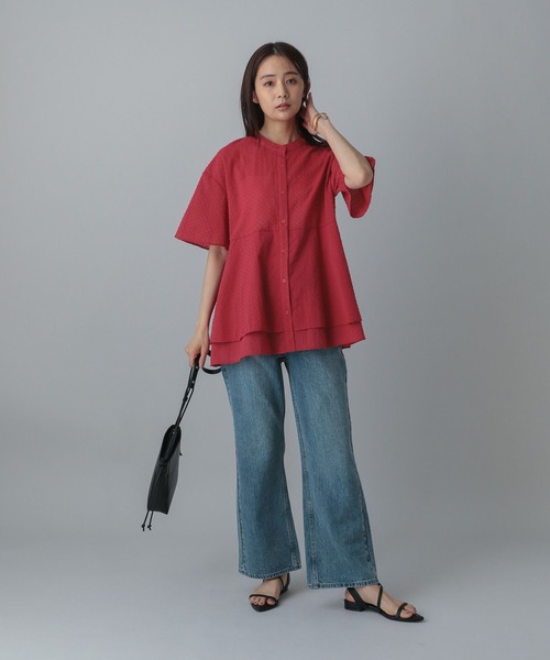 ブラウス シャツ MATINEE LINE/ドットティアードシャツ/495656 レディース | GLOBAL WORK | 15