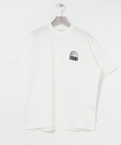 FARAH tシャツ FARAH Graphic T-shirts“Record” メンズ