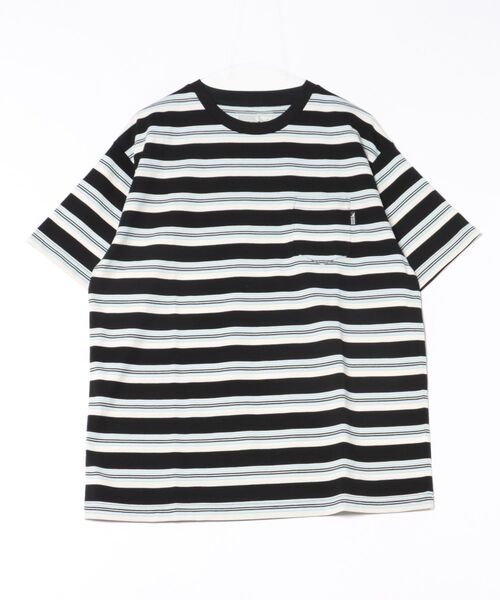Eddie Bauer（エディーバウアー） tシャツ ランダムボーダー 半袖 T