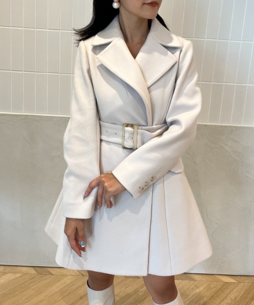 「EIMY ISTOIRE」 コート S ライトピンク レディース_画像9