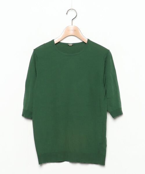 「MUSE de Deuxieme classe」 半袖ニット 38 グリーン レディース