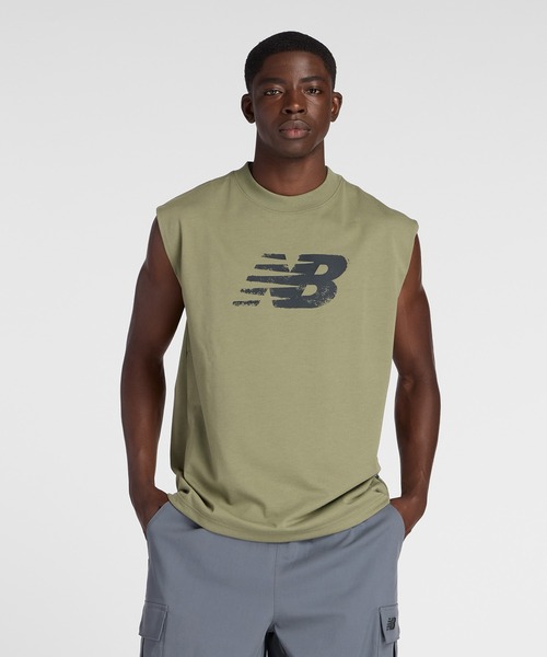 tシャツ ノースリーブ シャツ メンズ | New Balance | 02