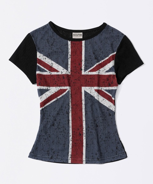 【sculptor】Corset U Neck Tee/コルセットUネックT韓国 SCULPTOR（スカルプター）の「Corset U Neck Tee/コルセットU
