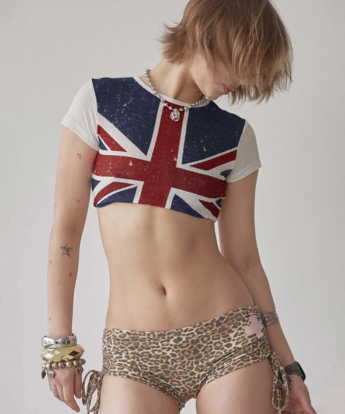 SCULPTOR Union Jack Baby Tee トップス Tシャツ Union Jack Baby Tee White – Sculptor