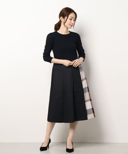 BLUE LABEL CRESTBRIDGE ワンピース 38 BLUE LABEL CRESTBRIDGE 「BLUE CRESTBRIDGE」 ドッキング