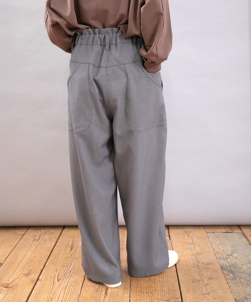 URCH RNA パンツ R4366 ウールライクなコックさんのスラックスパンツ  