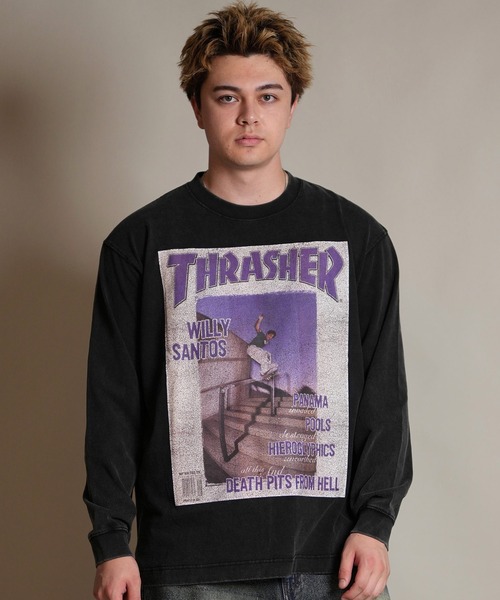 THRASHER（スラッシャー） tシャツ 長袖 Tシャツ ロンT バックプリント