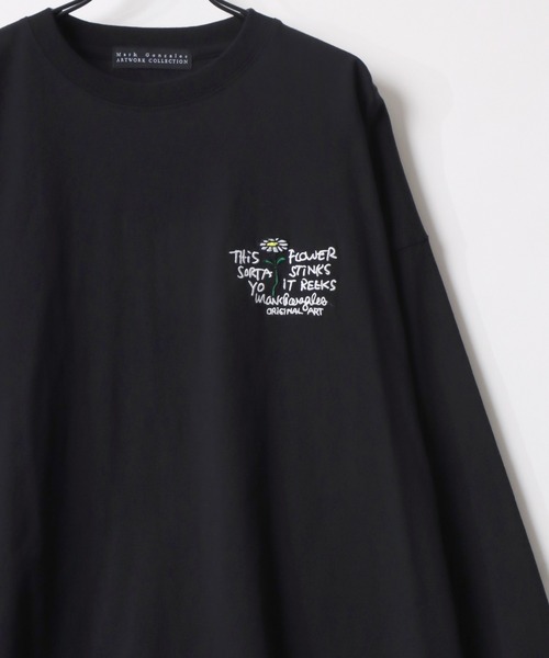 「Mark Gonzales」 長袖Tシャツ M ブラック系その他3 メンズ