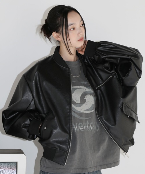 MSG」 ジップアップブルゾン L ブラック メンズ : ZOZOTOWN Yahoo!店