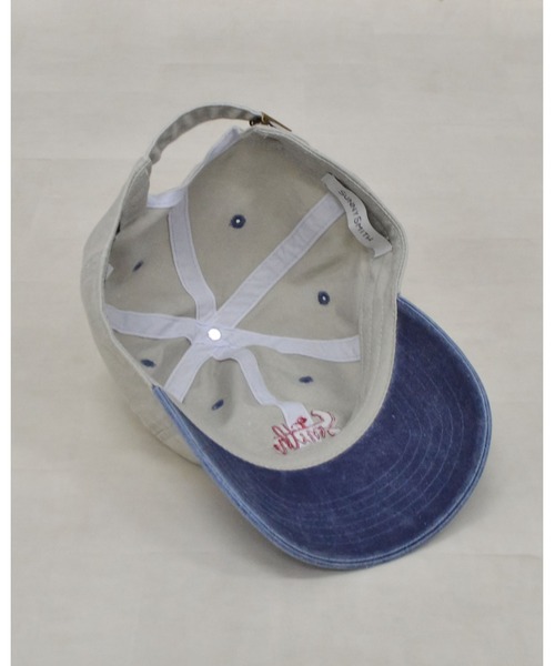 Sunny Smith キャップ 帽子 ヤシの木ロゴ刺繍ピグメント バイカラーCap