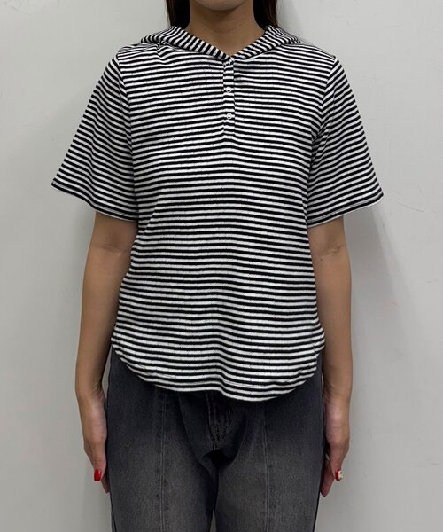 プチバトー ヘンリーネック長袖Tシャツ レディース ヘンリーネック長袖Tシャツ | レディースファッション通販 - DHOLIC