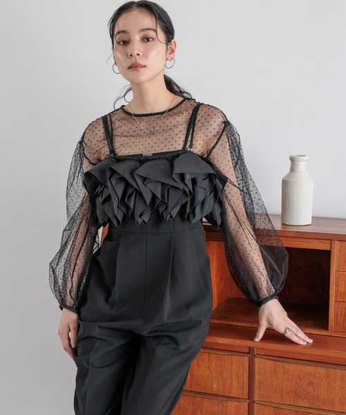 LOWRYSFARM フリルビスチェ LOWRYS FARM｜フリルビスチェ | Rakuten Fashion(楽天