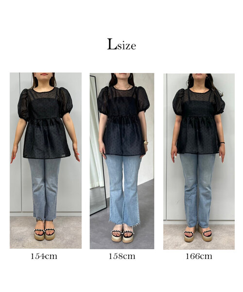 「prose verse」 半袖チュニック MEDIUM ブラック レディース