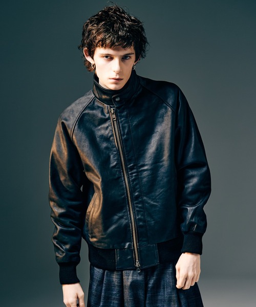 glamb（グラム） ブルゾン アウター Leather Bomber Jacket / レザー