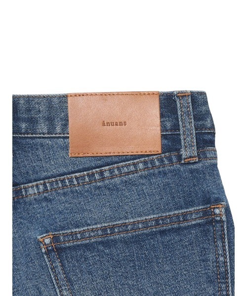 [anuans] обработка Denim брюки 1 голубой женский 