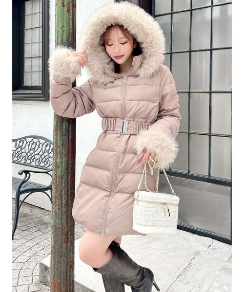 RESEXXY（リゼクシー） ダウンコート ダウンジャケット フード付き