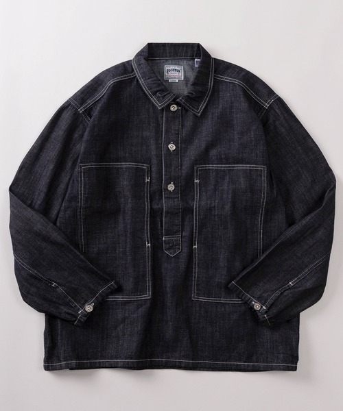 HOUSTON プルオーバー デニムシャツXXL HOUSTON（ヒューストン） シャツ 「86」「HOUSTON/ヒューストン」USA
