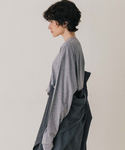 CREDONA（クレドナ） tシャツ 「THE C」 OVER L/S TEE/オーバーロング