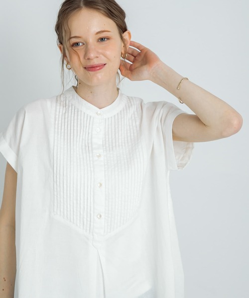 「URBAN RESEARCH Sonny Label」 半袖ブラウス FREE ブラック レディース_画像2