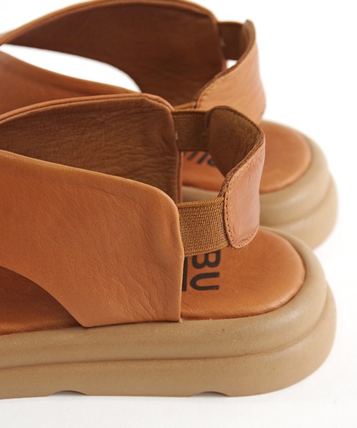 「BUENO」 フラットサンダル 38 シルバー レディース_画像7