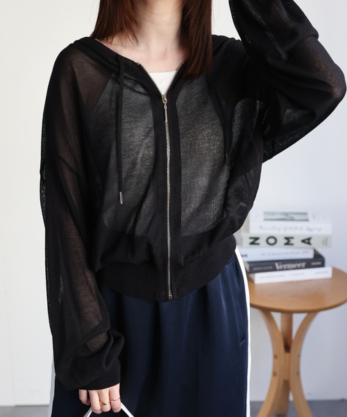 「sakishimatokyo」 ニットカーディガン FREE ブラック レディース_画像7