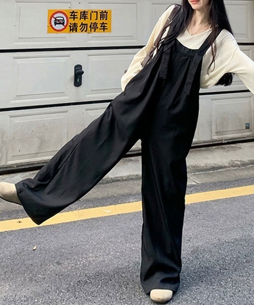Sally Lunn サロペット オーバーオール ベルトボタンサロペット
