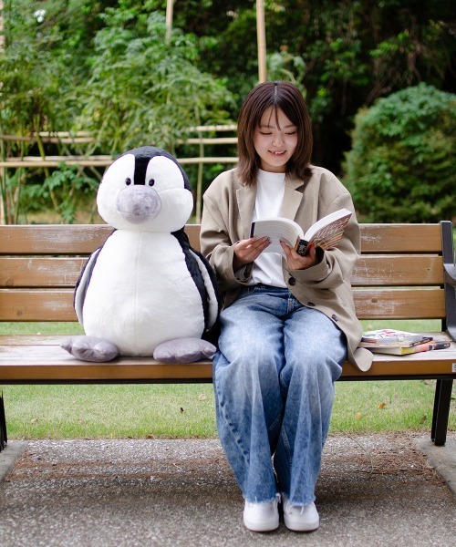 nici（ニキ） おもちゃ NICI/XXL ペンギン グレー ぬいぐるみ 70cm