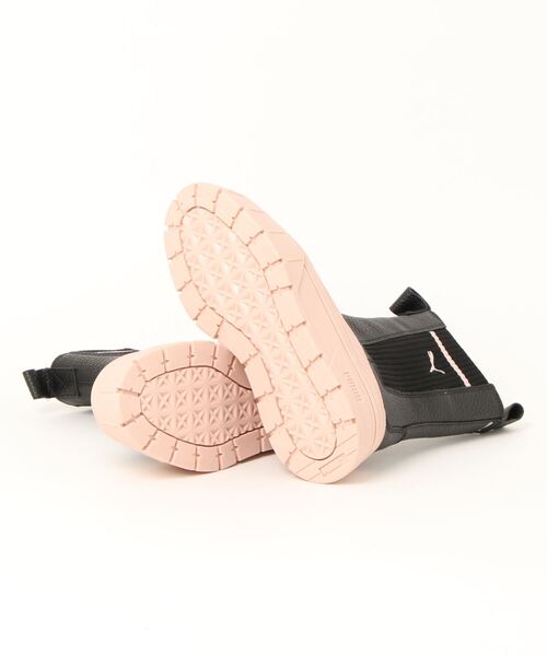 「PUMA」 ショートブーツ 24.5cm タン レディース_画像3