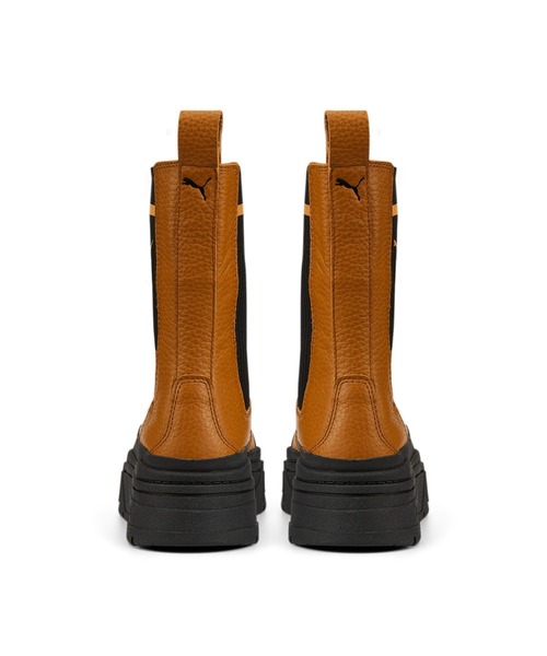 「PUMA」 ショートブーツ 24.5cm タン レディース_画像8