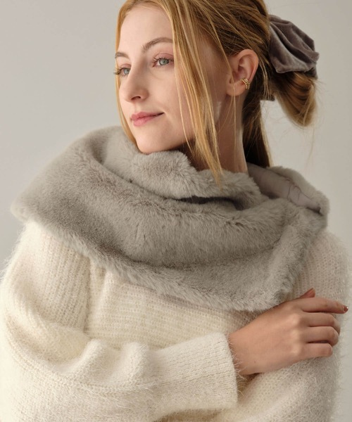 ZAKKA-BOX（ザッカボックス） ネックウォーマー スヌード ミンクライク