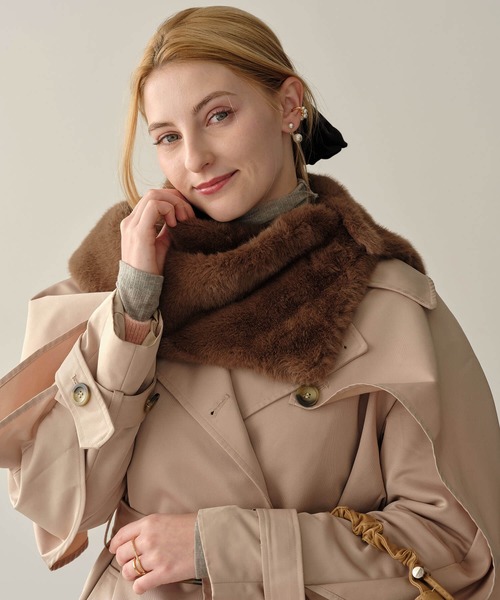 ZAKKA-BOX（ザッカボックス） ネックウォーマー スヌード ミンクライク