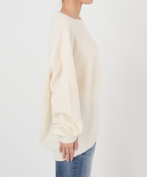 スピックアンドスパン 今季 コクーンシルエットニット 茶系 ウール wool Spick＆Span（スピック アンド スパン） ニット セーター 「新色有り