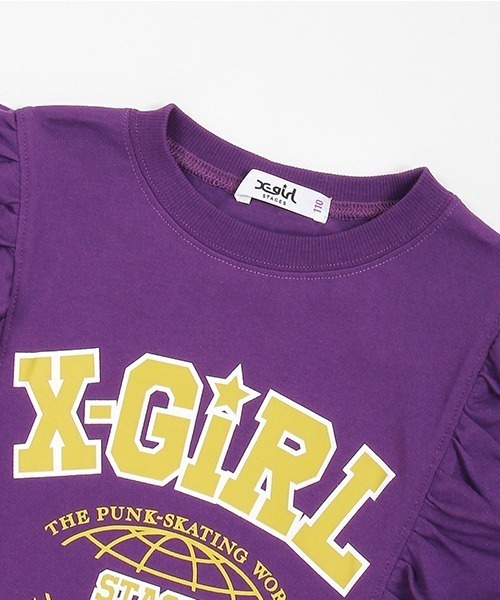 「X-girl Stages」 「KIDS」半袖Tシャツ 140cm ブラック キッズ_画像5