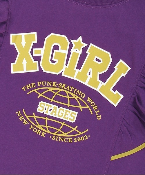 「X-girl Stages」 「KIDS」半袖Tシャツ 140cm ブラック キッズ_画像7