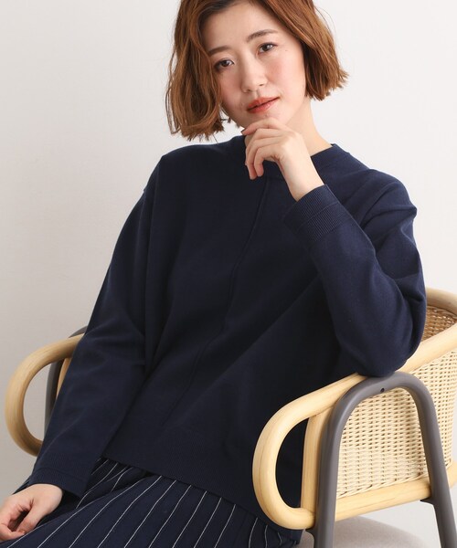 grove ニット セーター grove（グローブ） ニット セーター 「洗える」ふんわりウール混