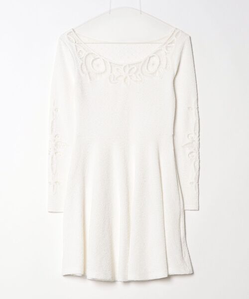 SNIDEL（スナイデル） 長袖ワンピース FREE ホワイト レディース